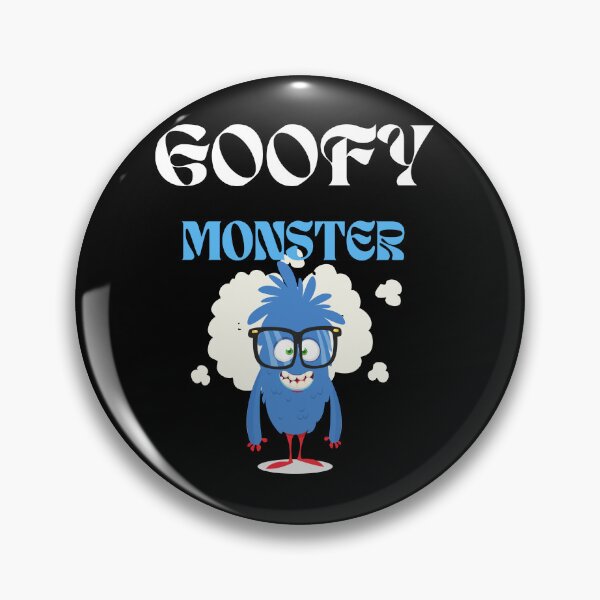 Item preview, Goofy Monster designed and sold by SolSel ⭐⭐⭐⭐⭐.