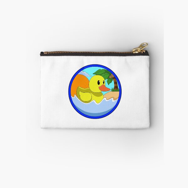 Item preview, Duck on Beach with Palm trees designed and sold by Snabdesign84.