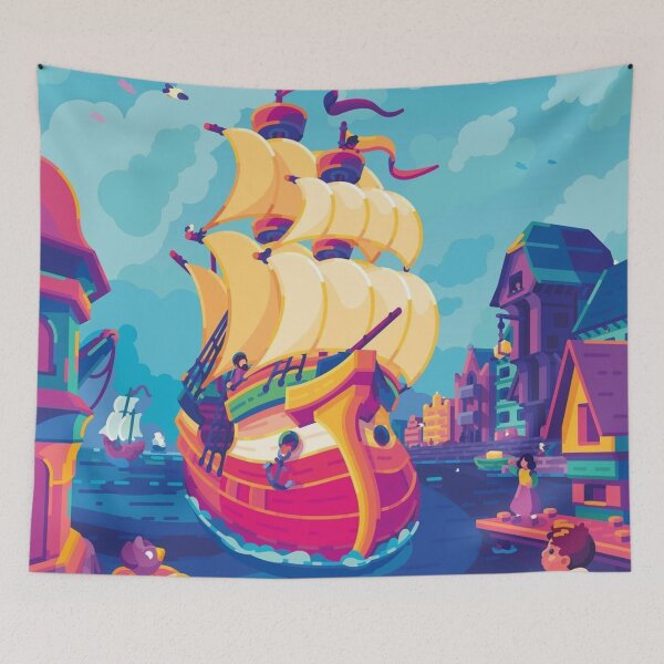 Item preview, Ancient Port - illustration  designed and sold by Aadiimanavv.