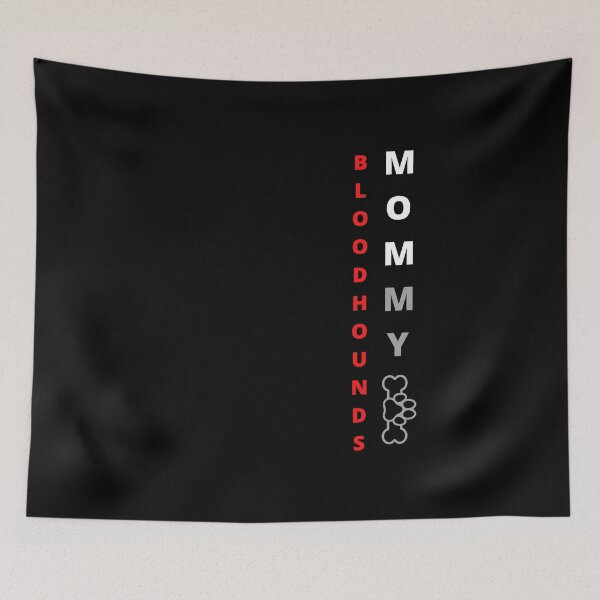 Item preview, Funny Bloodhound text minimalistic design designed and sold by MayaAndNora.