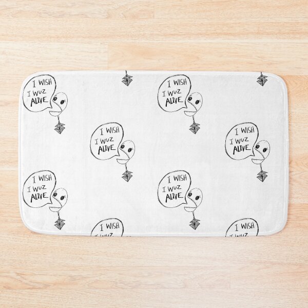 Item preview, I wish I wiz alive skeleton designed and sold by Matt Corrigan.