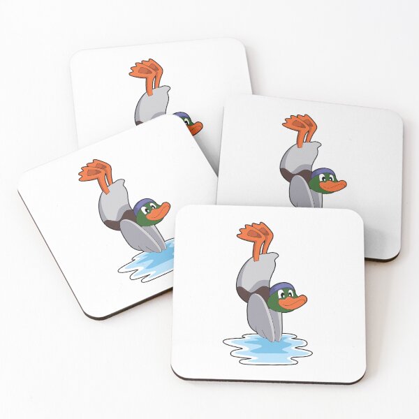 Item preview, Duck with Handstand in Water designed and sold by Snabdesign84.