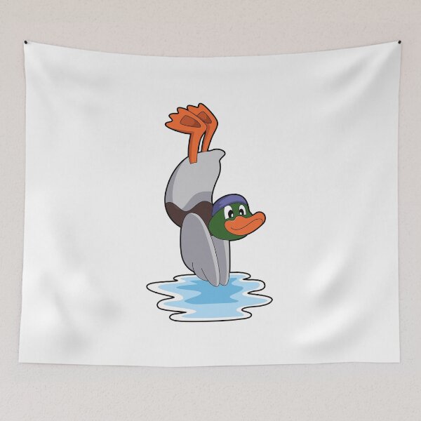 Item preview, Duck with Handstand in Water designed and sold by Snabdesign84.