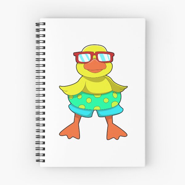 Item preview, Duck with Swim ring & Sunglasses designed and sold by Snabdesign84.