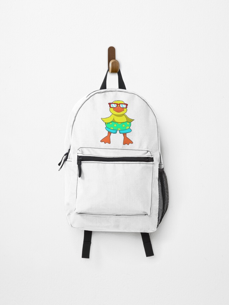 Thumbnail 1 of 3, Backpack, Duck Swimming Inflatable float Summer designed and sold by Snabdesign84.