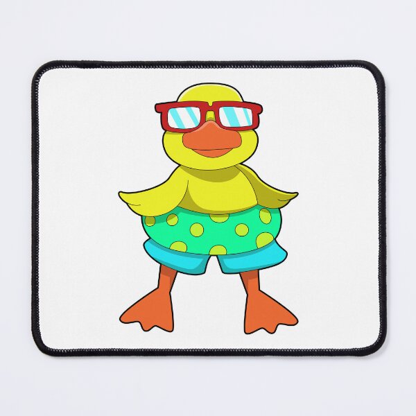 Item preview, Duck with Swim ring & Sunglasses designed and sold by Snabdesign84.