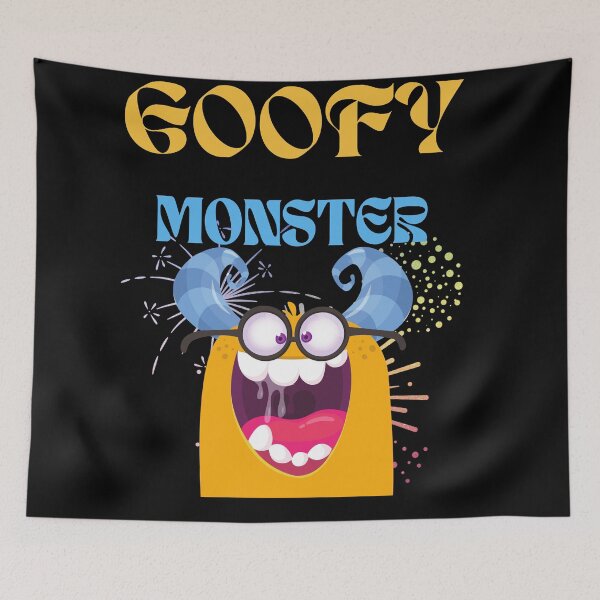 Item preview, Goofy Monster designed and sold by SolSel ⭐⭐⭐⭐⭐.