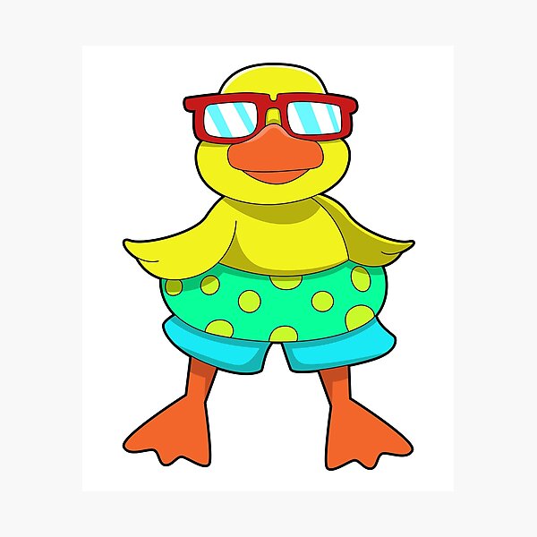 Item preview, Duck Swimming Inflatable float Summer designed and sold by Snabdesign84.