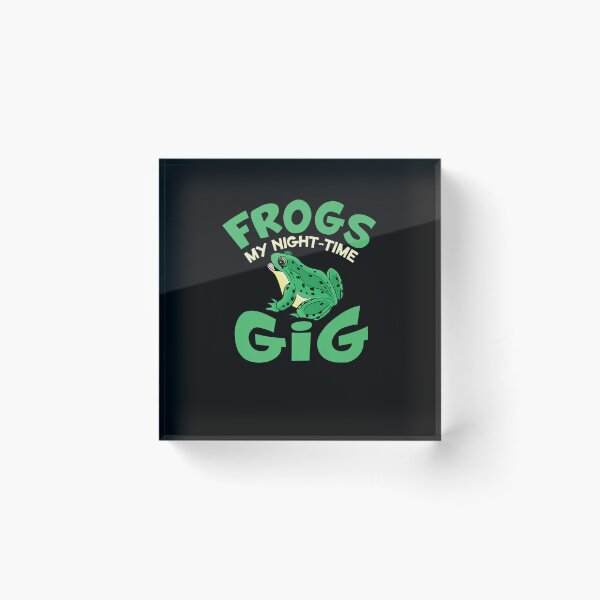 Item preview, FROGS MY NIGHTTIME GIG FUNNY FROG HUNTING HUNTER designed and sold by sobriowslen.