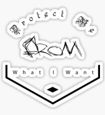 Protect Me From What I Want Sticker