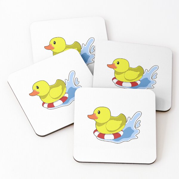 Item preview, Duck with Swim ring in Water designed and sold by Snabdesign84.