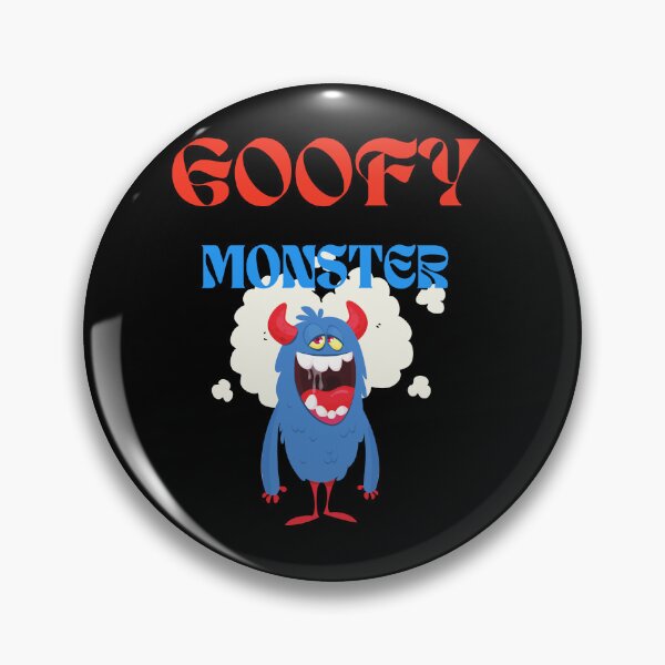 Item preview, Goofy Monster designed and sold by SolSel ⭐⭐⭐⭐⭐.