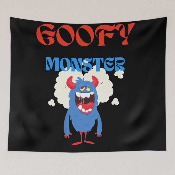 Item preview, Goofy Monster designed and sold by SolSel ⭐⭐⭐⭐⭐.