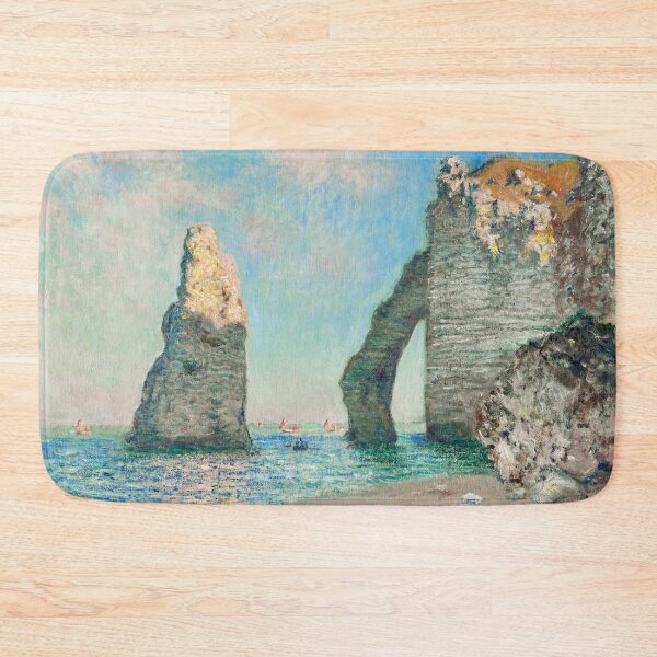 Item preview, Claude Monet's The Cliffs at Etretat (1885) famous painting ,The Manneport Rock Arch designed and sold by TeeARTHY.