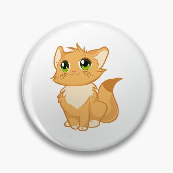 Item preview, GOLDEN BROWN GREEN-EYED KITTEN WITH A NICE SMILE designed and sold by ILA-DODO.