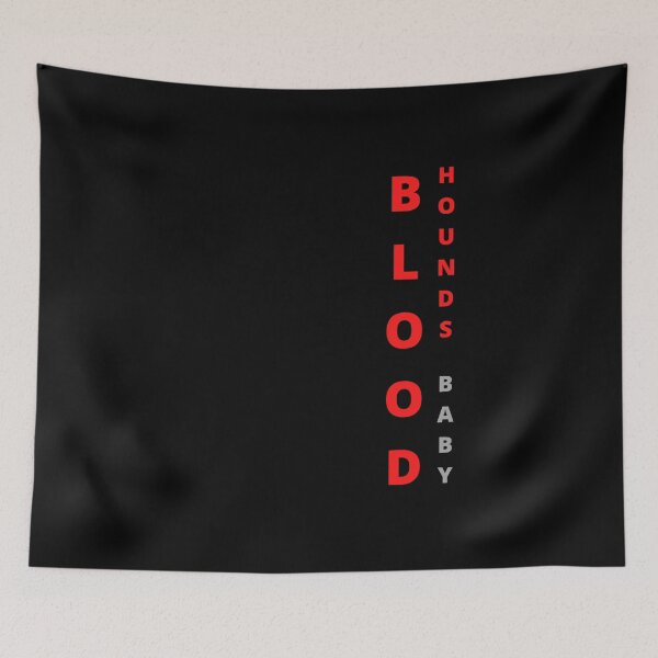 Item preview, Funny Bloodhound text minimalistic design designed and sold by MayaAndNora.