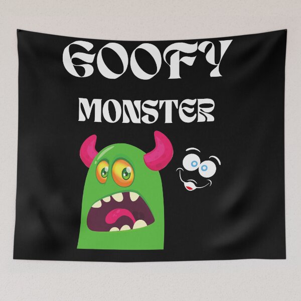 Item preview, Goofy Monster designed and sold by SolSel ⭐⭐⭐⭐⭐.