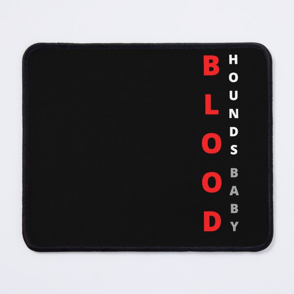 Item preview, Funny Bloodhound text minimalistic design designed and sold by MayaAndNora.
