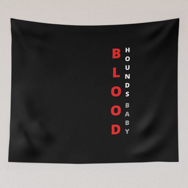 Item preview, Funny Bloodhound text minimalistic design designed and sold by MayaAndNora.