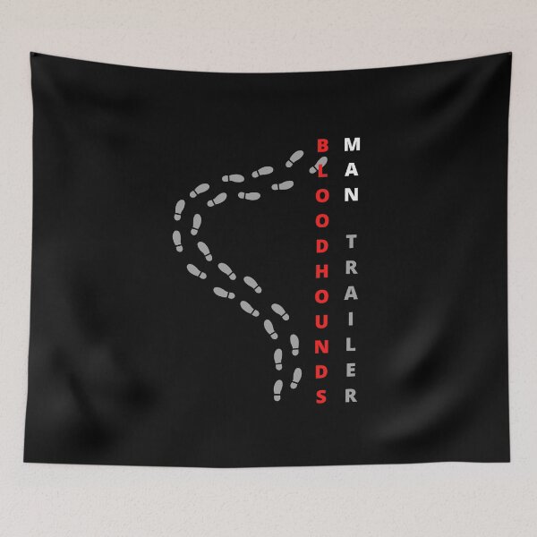 Item preview, Funny Bloodhound text minimalistic design designed and sold by MayaAndNora.