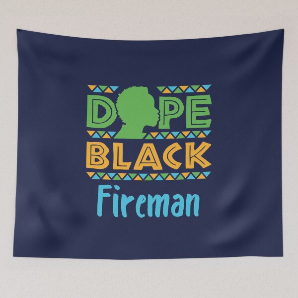 Item preview, Dope Black Fireman Firefighter designed and sold by jaygo.