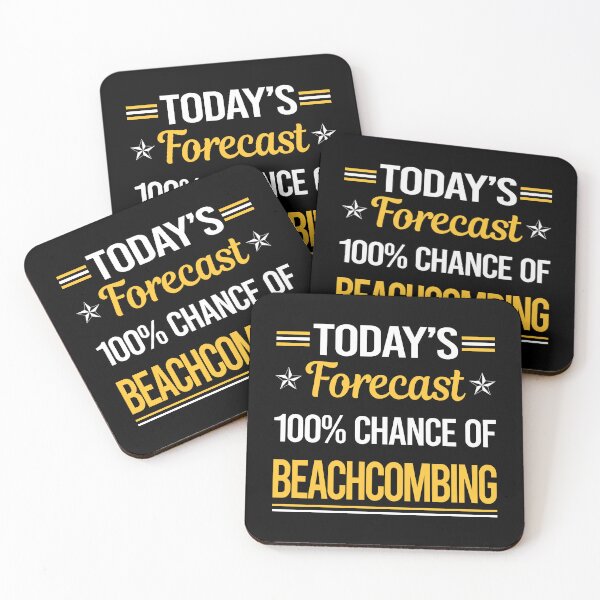 Item preview, Funny Today's Forecast Beachcombing Beachcomber designed and sold by TroyaBrewer.