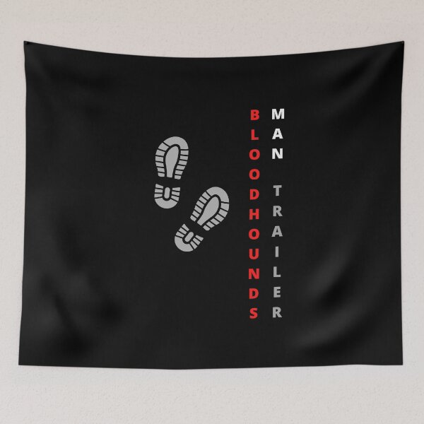 Item preview, Funny Bloodhound text minimalistic design designed and sold by MayaAndNora.