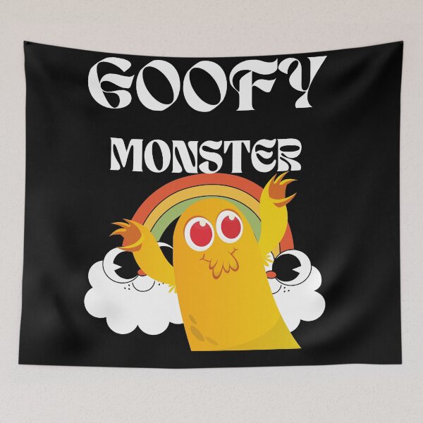 Item preview, Goofy Monster designed and sold by SolSel ⭐⭐⭐⭐⭐.