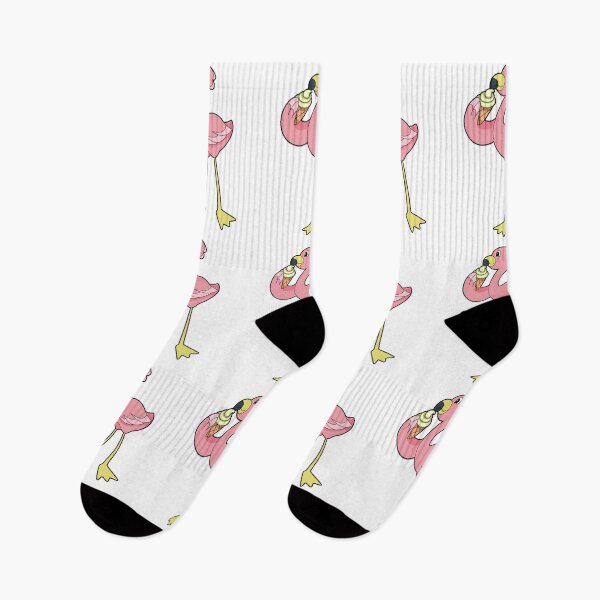Item preview, Flamingo with Waffle ice cream designed and sold by Snabdesign84.