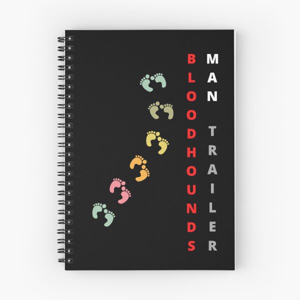 Item preview, Funny Bloodhound text minimalistic design designed and sold by MayaAndNora.