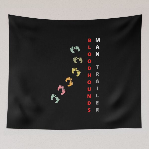 Item preview, Funny Bloodhound text minimalistic design designed and sold by MayaAndNora.