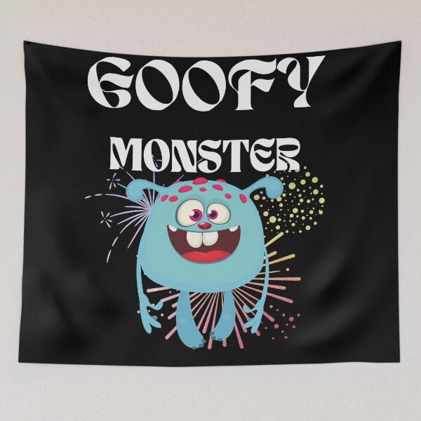 Item preview, Goofy Monster designed and sold by SolSel ⭐⭐⭐⭐⭐.