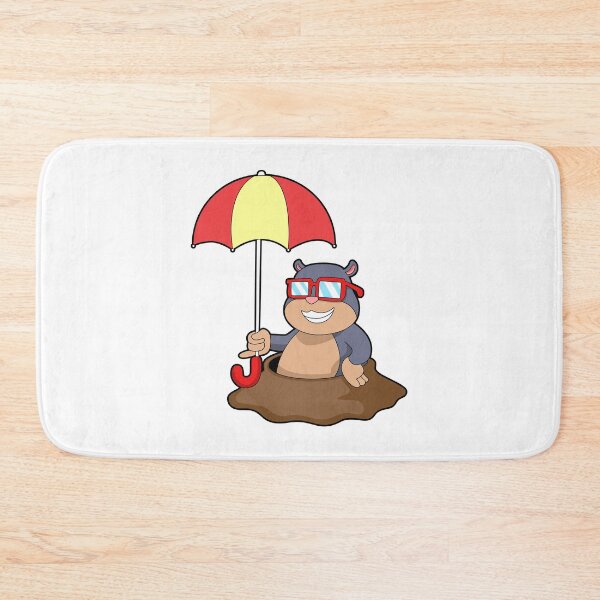 Item preview, Mole at Raining with Umbrella designed and sold by Snabdesign84.