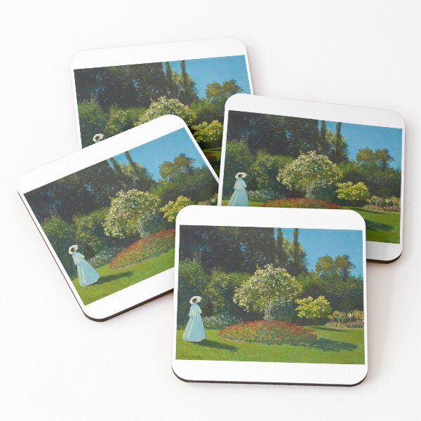 Item preview, Lady in the garden Claude Monet  garden botanical designed and sold by TeeARTHY.