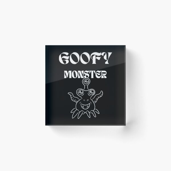 Item preview, Goofy Monster designed and sold by SolSel ⭐⭐⭐⭐⭐.