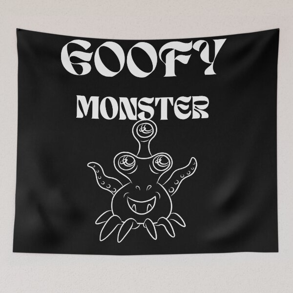 Item preview, Goofy Monster designed and sold by SolSel ⭐⭐⭐⭐⭐.