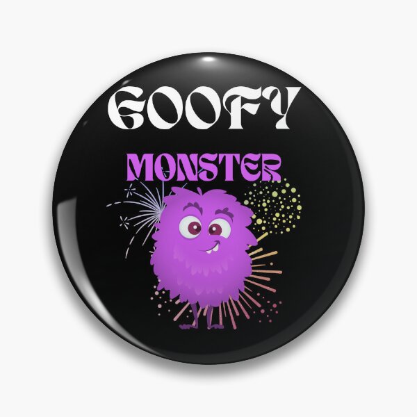 Item preview, Goofy Monster designed and sold by SolSel ⭐⭐⭐⭐⭐.