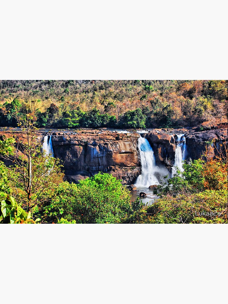 "Athirapally Waterfalls" Sticker for Sale by Lukaa2a Redbubble