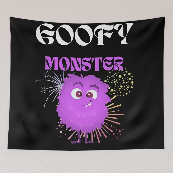 Item preview, Goofy Monster designed and sold by SolSel ⭐⭐⭐⭐⭐.