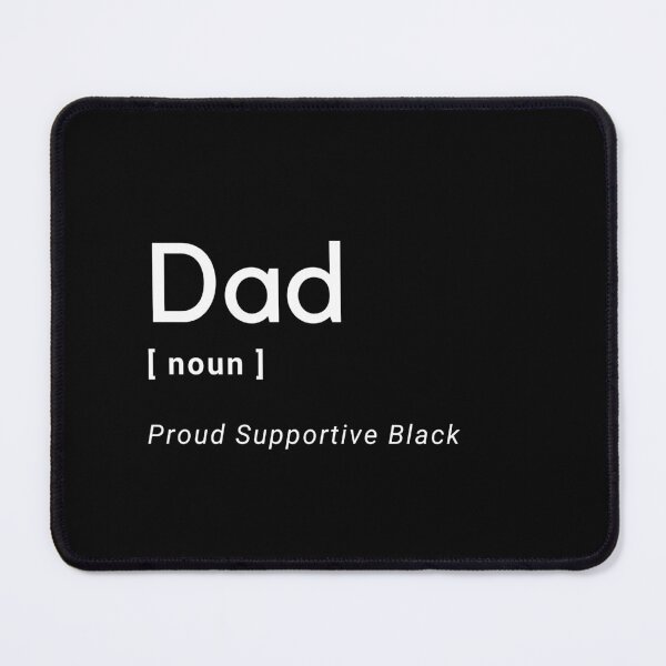 Item preview, Proud Supportive Black Dad designed and sold by Pixelish.