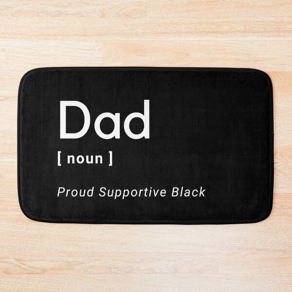 Item preview, Proud Supportive Black Dad designed and sold by Pixelish.