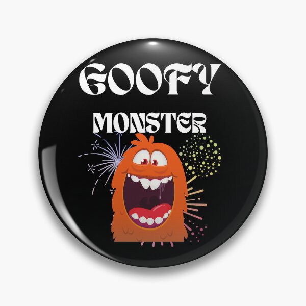 Item preview, Goofy Monster designed and sold by SolSel ⭐⭐⭐⭐⭐.
