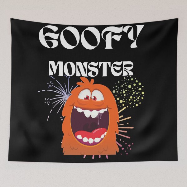 Item preview, Goofy Monster designed and sold by SolSel ⭐⭐⭐⭐⭐.