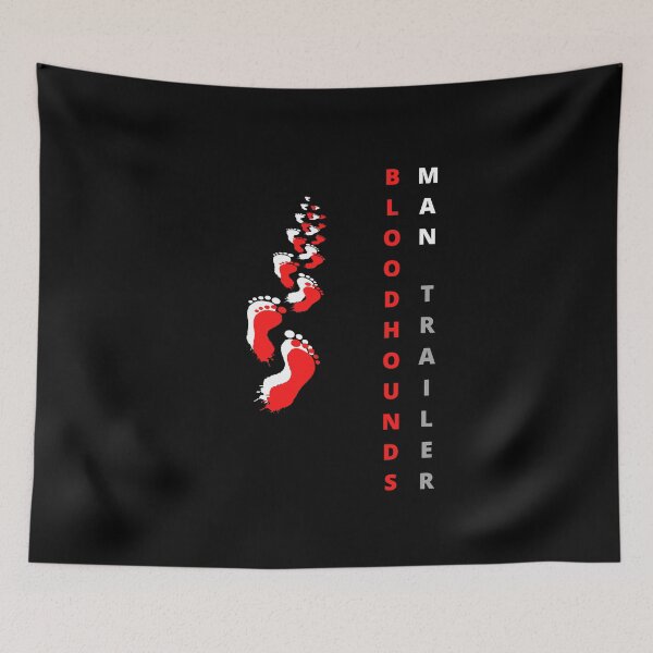 Item preview, Funny Bloodhound text minimalistic design designed and sold by MayaAndNora.