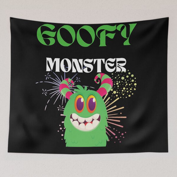 Item preview, Goofy Monster designed and sold by SolSel ⭐⭐⭐⭐⭐.