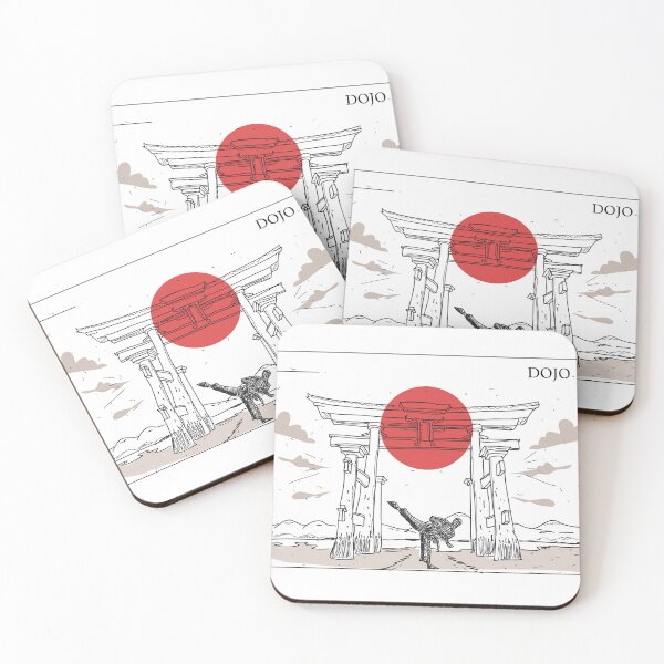 Item preview, Dojo Japanese Mixed Martial Arts Torii Gate Red Sun Temple designed and sold by BakaOutfit.