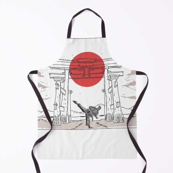 Item preview, Dojo Japanese Mixed Martial Arts Torii Gate Red Sun Temple designed and sold by BakaOutfit.