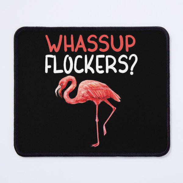 Item preview, Whassup Flockers - Funny Flamingo Tshirt designed and sold by SunsetGloww.