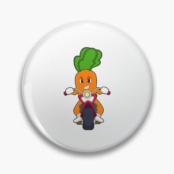 Item preview, Carrot as Biker with Motorcycle designed and sold by Snabdesign84.