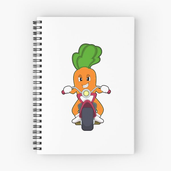 Item preview, Carrot as Biker with Motorcycle designed and sold by Snabdesign84.